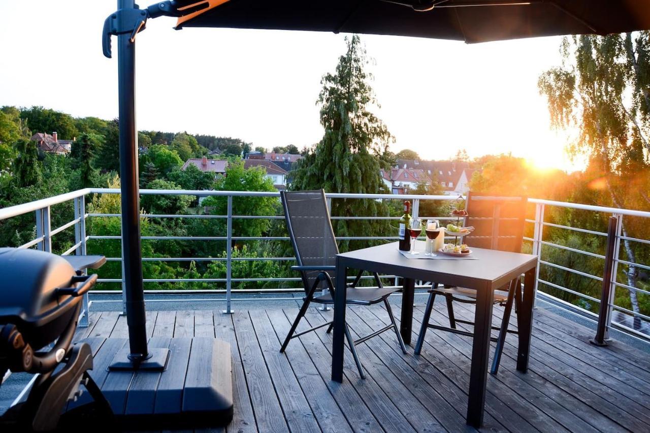شقة Weitblick-Loft Mit Terrasse روستوك المظهر الخارجي الصورة